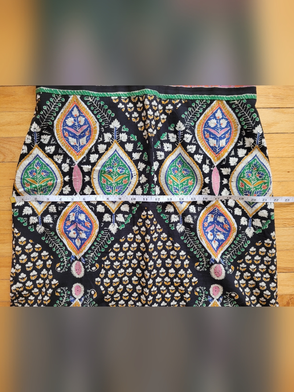 Sezane Multicolor Printed Midi Skirt - Picture 7 of 14